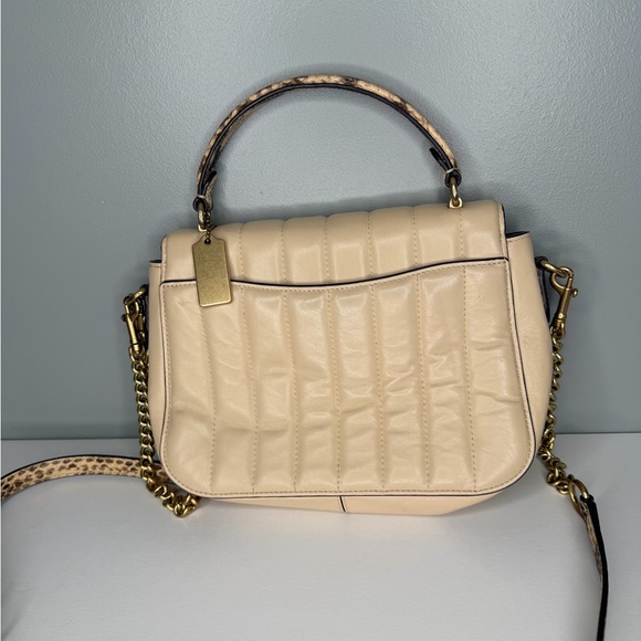 COACH x Jennifer Lopez Marley Top Handle Quilted Leather Bag - Picture 5 of 16